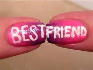 Best friend nails Best Friend Nails Ideas, Bff Nails, Friends Nails, Crazy Nail Art, Heart Nail Designs, Nail Quotes, Spring Acrylic Nails, Crazy Nails, Acrylic Nails Coffin Pink