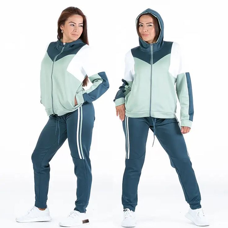 Ladies Tracksuits Women's sports Sweatsuit set is made of 5% spandex, and 95% polyester, soft and comfortable, perfect for spring, fall The zip-up hooded sweatshirt features a high quantity zipper that works well and is easy to wear and take off. 2 front half-kangaroo pockets, are convenient to carry things, like a phone, wallet, keys, and watch. drawstring tie provides additional adjustability. ribbed cuff Sweatpant features an elasticated waistband to provide a comfortable fit. 2 front slant p Hooded Fleece Tracksuit With Stretch, Sporty Hoodie Tracksuit For Jogging, Sporty Hooded Tracksuit For Jogging, Sportswear Tracksuit With Hoodie For Jogging, Sporty Tracksuit With Hoodie For Jogging, Hooded Athleisure Activewear With Zipper Closure, Stretch Hooded Tracksuit For Workout, Stretch Fleece Tracksuit In Athleisure Style, Stretch Fleece Tracksuit Athleisure