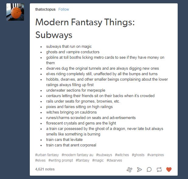 an article about the modern fantasy things subways on twitter is shown in this screenshot