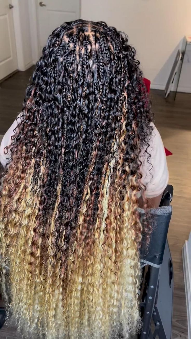 Knotless Goddess Braids, Boho Braided Hairstyles, Latest Braided Hairstyles, Braided Hairstyles For Black Women Cornrows, Beautiful Black Hair, Big Box Braids Hairstyles, Feed In Braids Hairstyles, Goddess Braids Hairstyles, Braided Cornrow Hairstyles