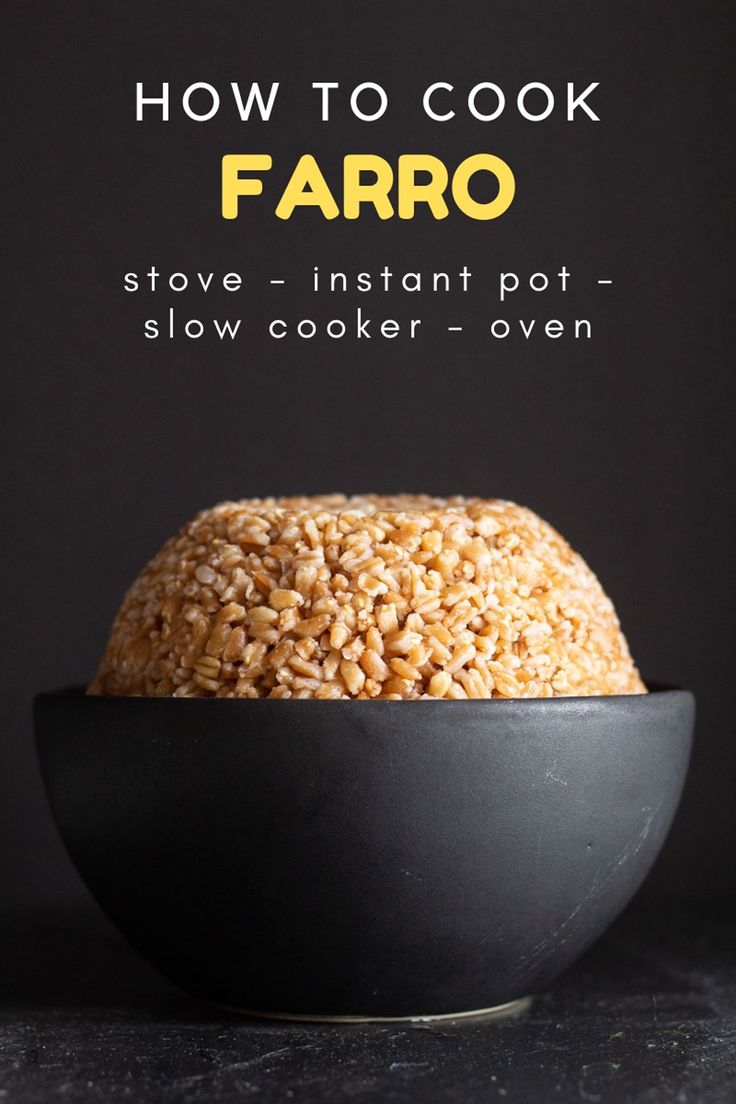 how to cook faro in a slow cooker