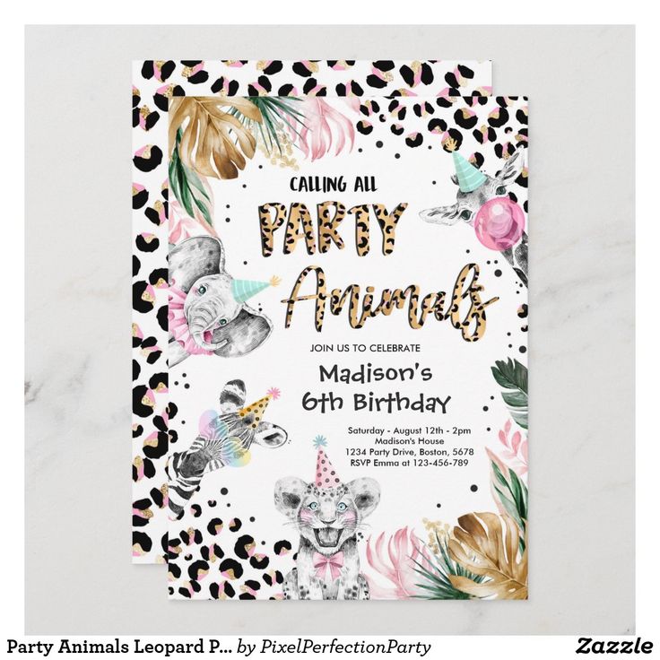 a birthday card with an elephant and flowers on it