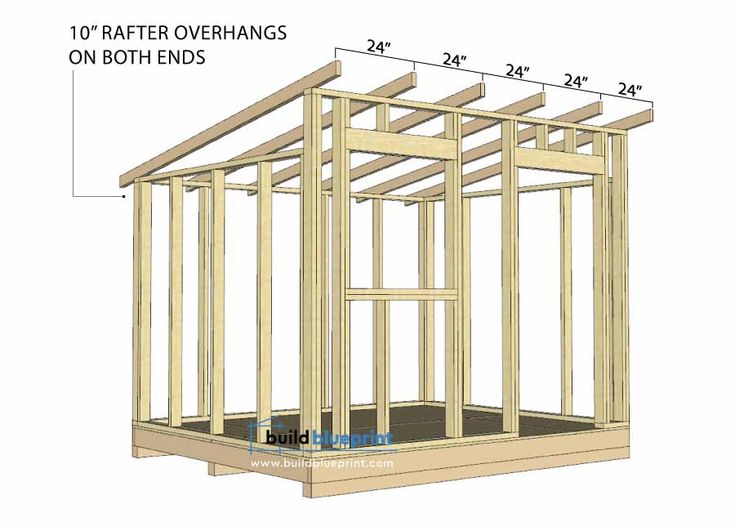 an image of a building being built with measurements for the framing and roof trusss