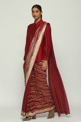 Wine silk saree with all metallic woven tribal lines and polka dot pattern. - Aza Fashions Wine Silk Saree, Saree Women, Lines Pattern, Buy Wine, Line Patterns, Polka Dot Pattern, Dots Pattern, Aza Fashion, Silk Saree