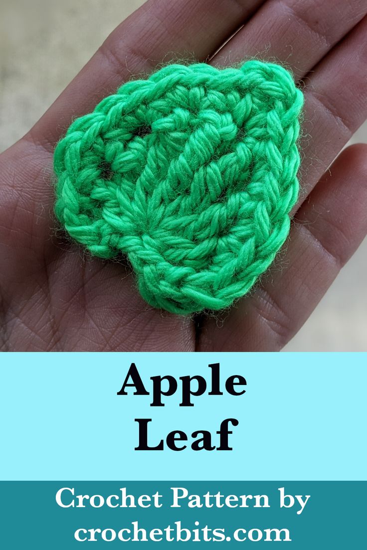 Crochet Apple Leaf Pattern Crochet Heart Shaped Leaf Pattern, Crochet Strawberry Leaves Free Pattern, Crochet Heart Leaf Pattern, Crochet Leaf Free Pattern Diagram, Small Leaf Crochet, Free Crochet Leaves Pattern, Crochet Leaf Vine Free Pattern, Crochet Leaf Pattern Free, Crochet Leaf Garland Free Pattern