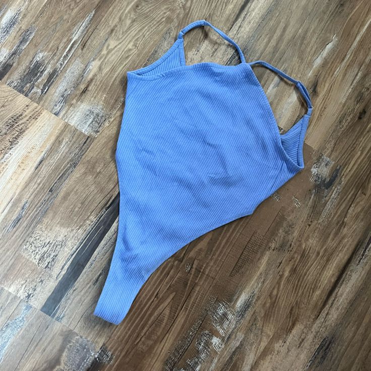 High Neck, Super High Leg Periwinkle Bodysuit From Target. Never Worn Style Bodysuit, Halter Style, High Leg, Blue Purple, Blue And Purple, High Neck, Color Blue, Target, Womens Tops