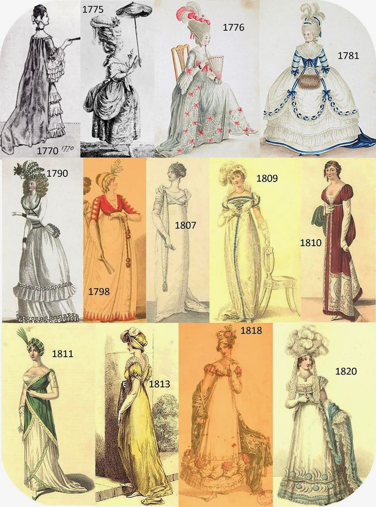 [] 18TH - 19TH C | 1770-1820 Womens Fashions Early 1800s Fashion, Istoria Modei, 1700 Fashion, Fashion Timeline, 1800s Fashion, Mode Costume, Regency Fashion, Georgian Era, 18th Century Fashion