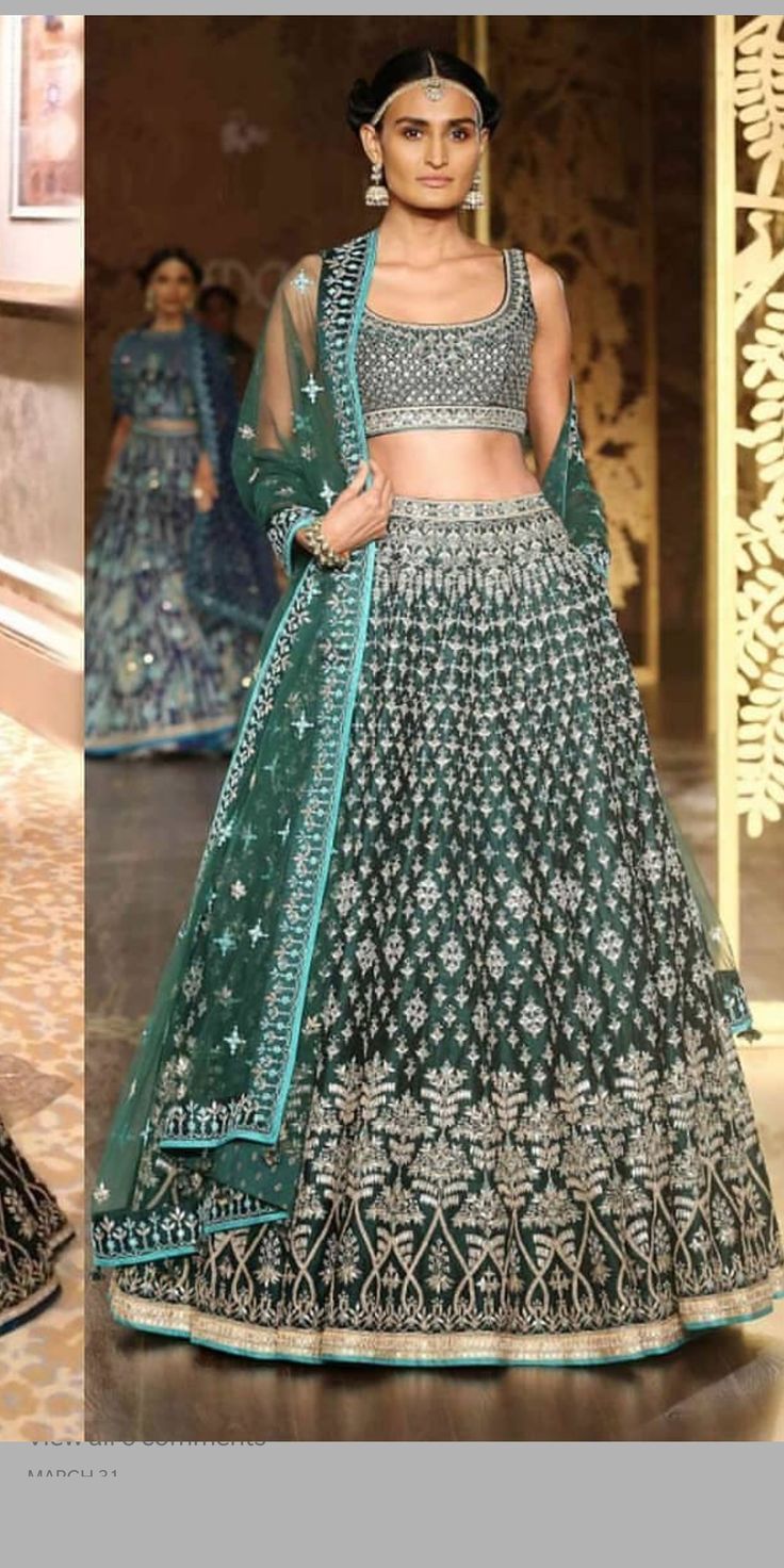 Teal Blue Weddings, Indian Bridal Lehenga, Indian Bridal Dress, Indian Lehenga, Bollywood Style, Indian Couture, Wedding Lehenga, Luxury Wedding Dress, Indian Wedding Outfits