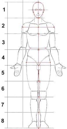 how to draw the human figure step by step