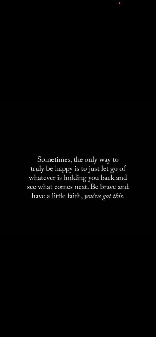 a black background with an image of a clock and the words sometimes, the only way to truly be happy is just let go