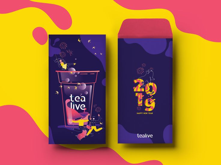 the packaging design for tea live