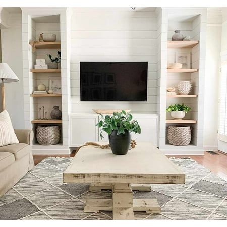 the living room is clean and ready to be used as an entertainment area for entertaining