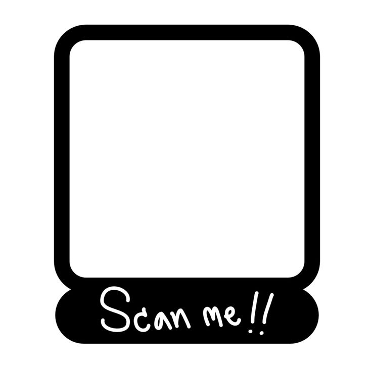 a black and white photo frame with the word scamme on it's side