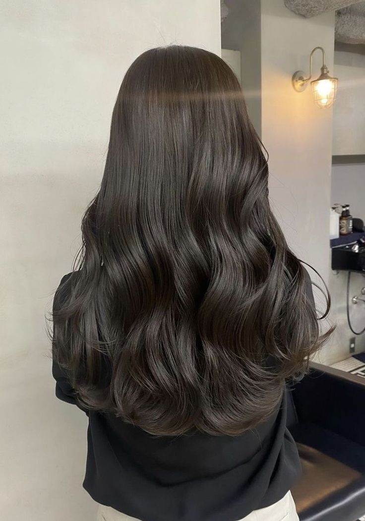 Cool Tone Brown Hair, Long Dark Brown Hair, Espresso Hair Color, Cool Brown Hair, Dark Chocolate Brown Hair, Ashy Hair, Hair Color Asian, Black Brown Hair, Brown Hair Looks