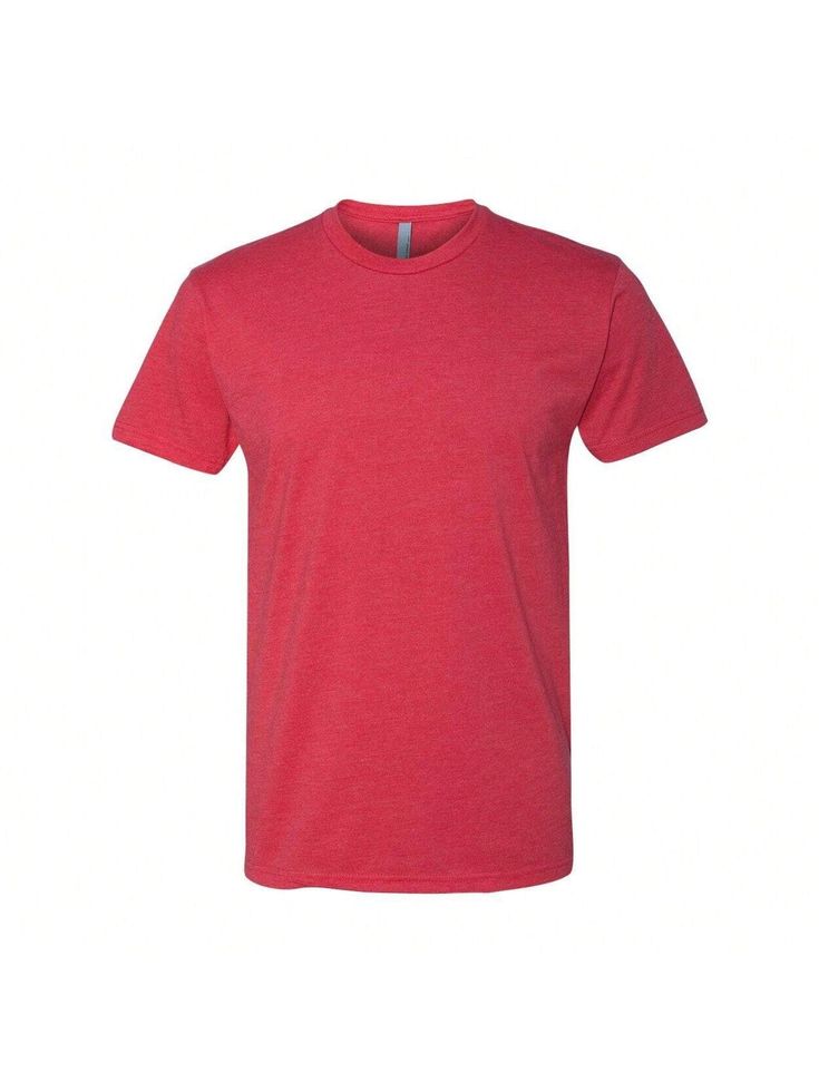 4.3 oz./yd, 60/40 combed ringspun cotton/polyester, 32 singles. Fabric laundered . Set-in CVC 1x1 baby rib collar. Side seams. Tear away label.Unisex CVC T-Shirt (Red) Red    Fabric   Non-Stretch  Men Clothing, size features are:Bust: ,Length: ,Sleeve Length: Unisex Red Cotton T-shirt, Unisex Pre-shrunk Red T-shirt, Solid Tri-blend Cotton T-shirt, Red Soft-washed Cotton T-shirt, Soft-washed Red Cotton T-shirt, Red Collar, Red Fabric, Men Clothing, Next Level