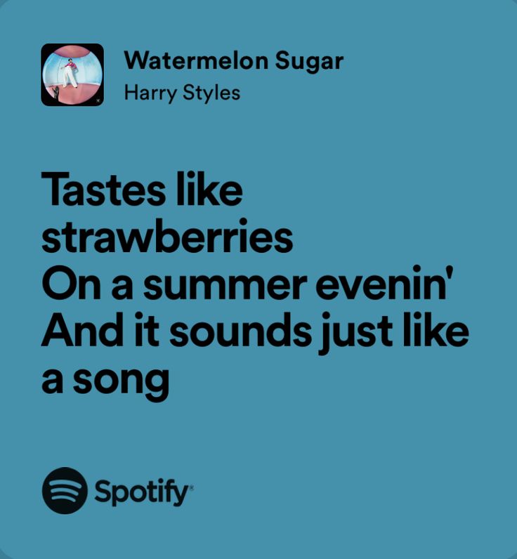 an advertisement with the words tastes like strawberries on a summer evening and it sounds just like a song