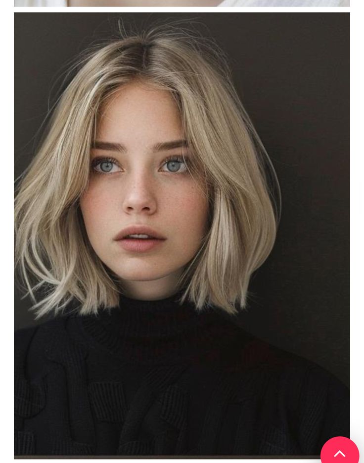 Blonde Bob Oval Face, Short Blonde Hair Fine, Cute Short Blonde Haircuts, Air Dried Bob, Bob Blonde Hair, Short Blonde Haircut, Naturally Blonde Hair, Bob Haircut Blonde, Bob Blond