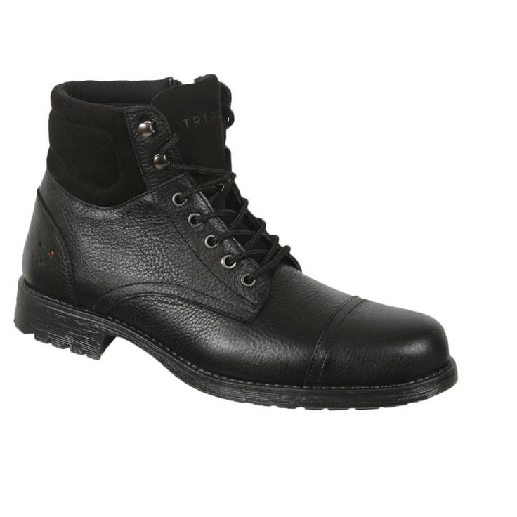 Get ready for smart-casual plans������with our authentic leather fresh look boots. Explore the city with urban style. Comfort and versatility for your epic roadtrips, these authentic leather boots have character and go well with every outfit. These stylish shoes are the perfect blend of fashion and function. Manufactured with the highest quality materials, they are built to last. The comfort level of these shoes is unmatched, providing all-day support for your feet. Urban Leather Lace-up Boots For Winter, Urban Leather Lace-up Winter Boots, Leather Boots For Urban Winter Adventures, Leather Boots For Winter Urban Adventures, Urban Leather Combat Boots For Winter, Urban Leather Winter Combat Boots, Urban Leather Lace-up Ankle Boots, Black Leather Weatherproof Lace-up Boots, Leather Weatherproof Work Boots For Streetwear