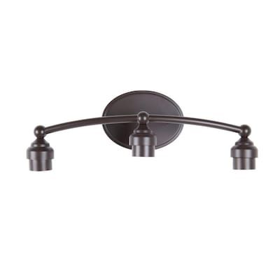 an image of a bathroom light fixture with three lights on the side and one arm