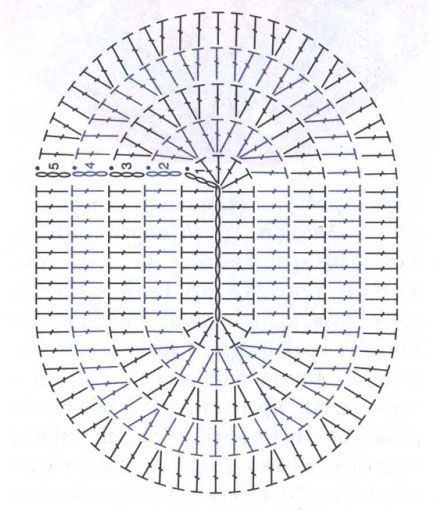 an image of a circle with lines in the middle and one line at the center