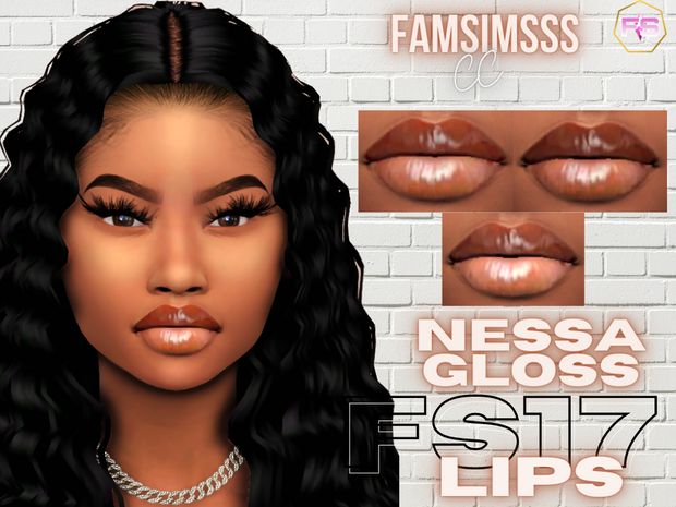 an animated image of a woman's lips and eyebrows with the words miss gloss est 7 tips