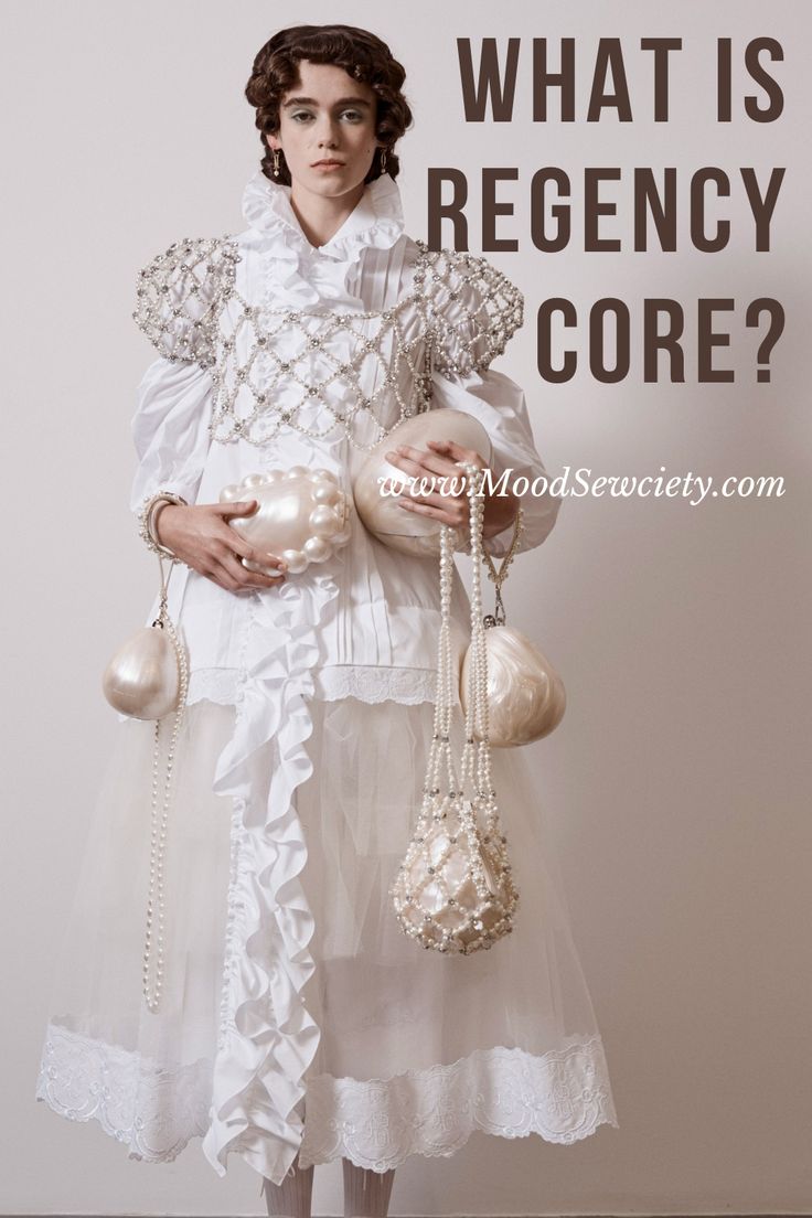 Tips, silhouettes, fabrics, free patterns, and more! Regency Core Fashion, Regency Core Aesthetic, Fae Larp, Regency Inspired Fashion, Modern Regency Fashion, The Bridgertons Aesthetic, Regency Era Aesthetic, Modern Bridgerton, Regency Core