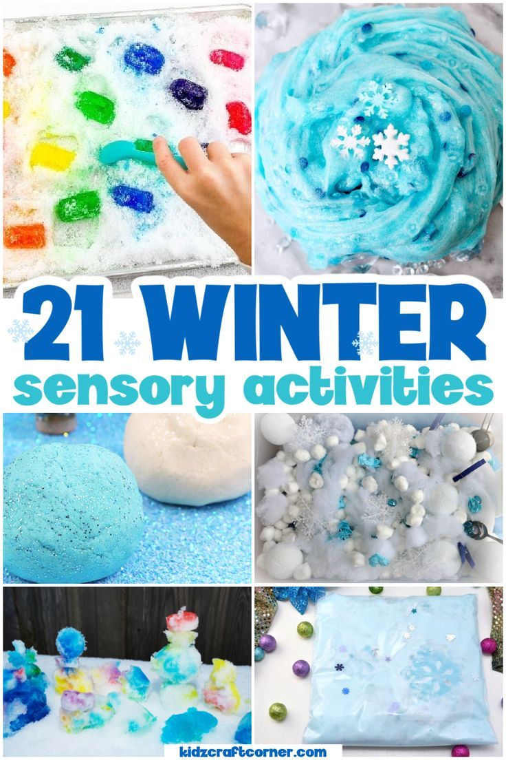 winter activities and crafts for kids that are fun to do with the snowflakes