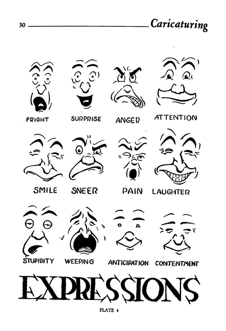 an image of expressions that are used to make expression worksheets for children and adults