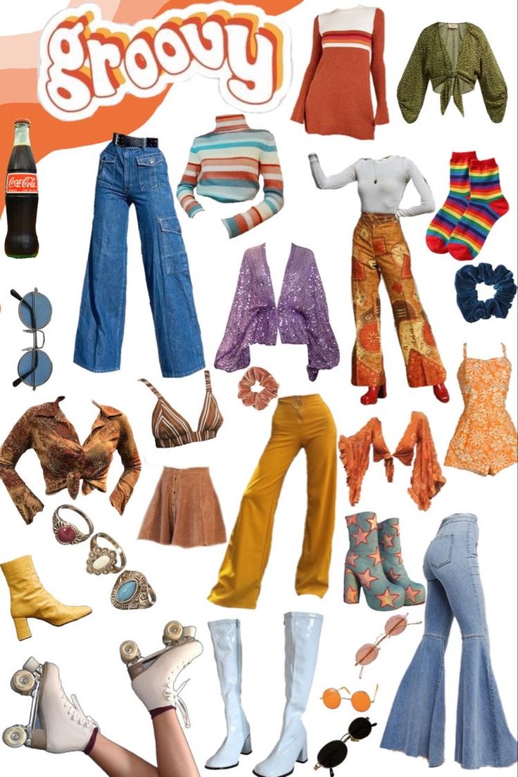 Stile Hippie Chic, Look Disco, 80s Inspired Outfits, 70s Inspired Outfits, Look 80s, Look Boho Chic, Outfits 70s, Mode Hippie, 70s Inspired Fashion