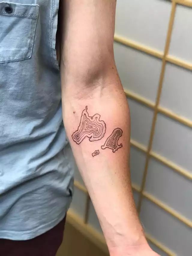 a person with a tattoo on their arm