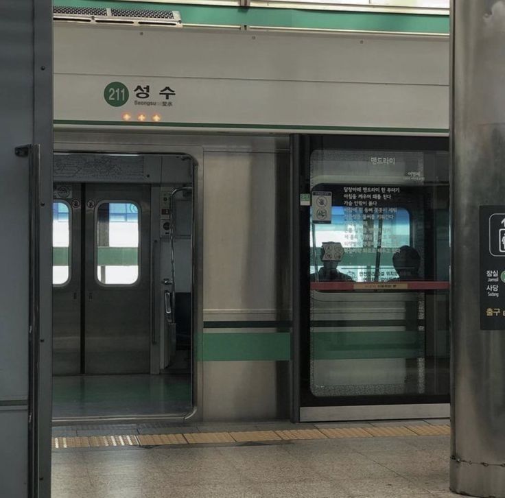 an empty subway car with its doors open