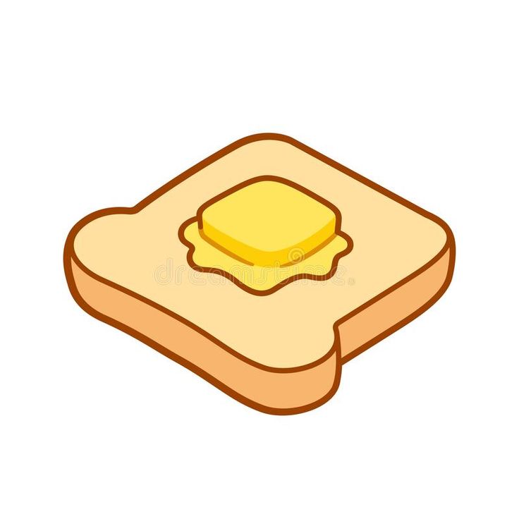 a piece of bread with butter on it