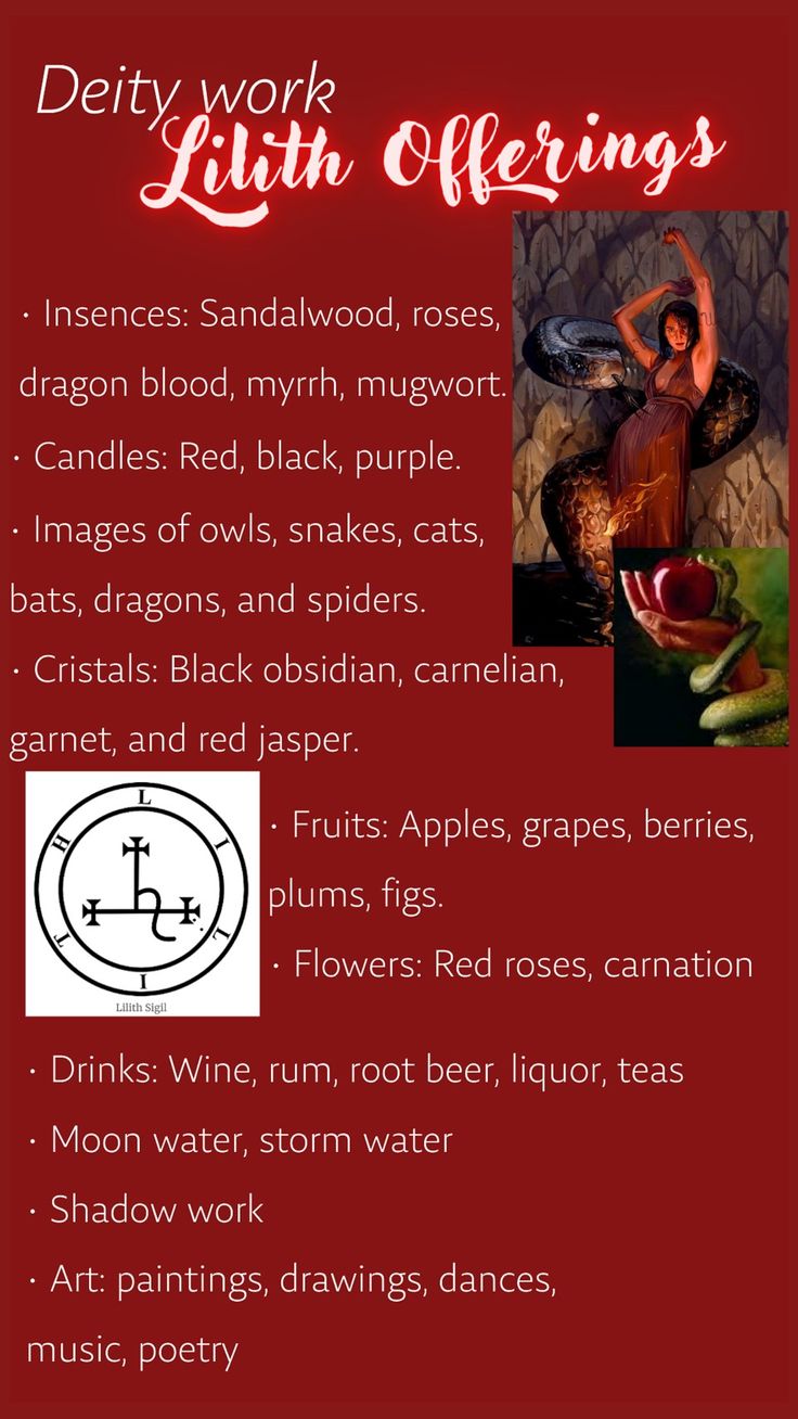 a red poster with words describing different types of food and drinks on the bottom right hand corner