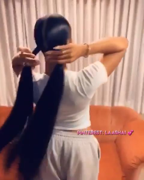 Two Ponytails With Weave Straight, 2 Straight Ponytails With Weave, 2 Extended Ponytails, Straight Weave Ponytail, Long Weave Ponytail, Two Ponytails With Weave, Long Hair Ponytail Styles, Low Pony Hairstyles, Laid Hairstyles