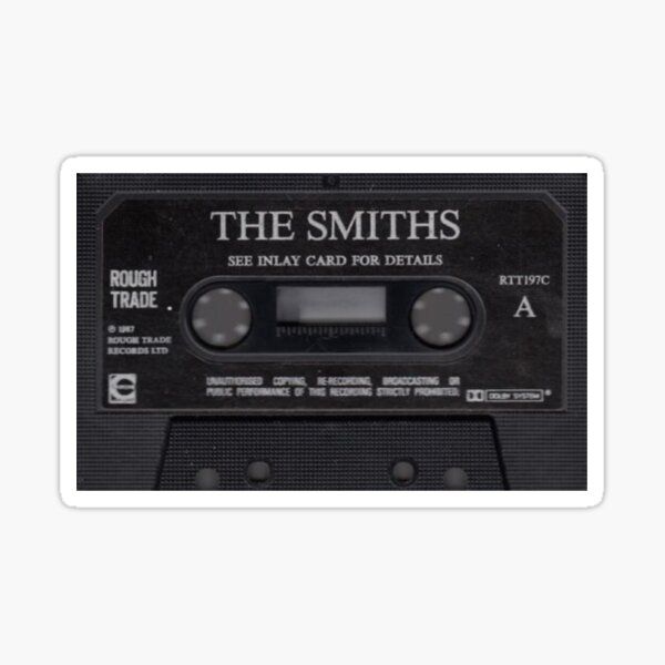 the smiths cassette sticker