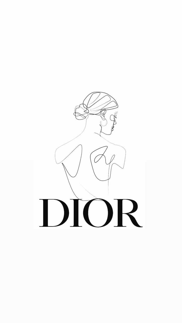 a black and white photo with the word dior on it