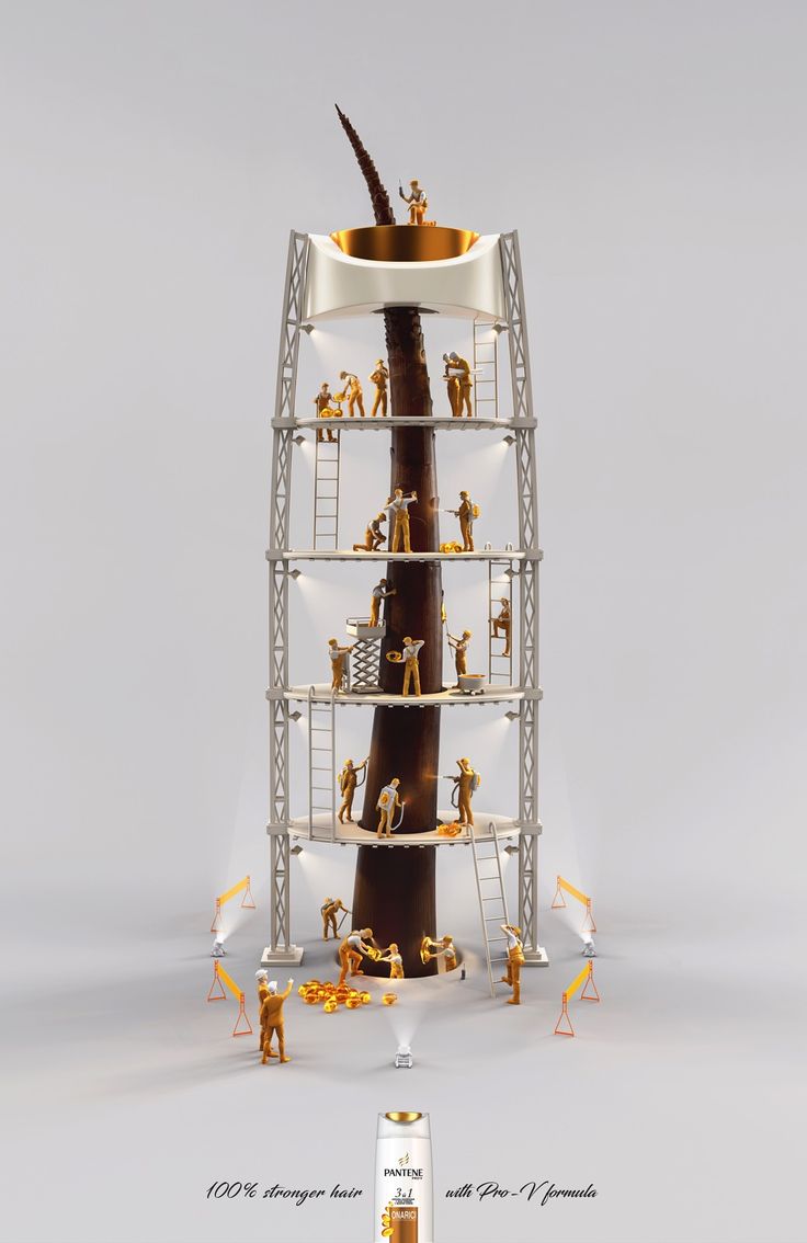 a tall metal tower with many figurines on it's sides and a wine bottle in the middle