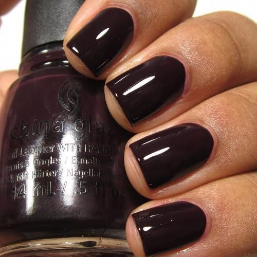 American Nails, Brown Nail, Finger Paint, Nail Colors Winter, Dark Nails, Popular Nails, Fall Nail Colors, China Glaze, Fall Nail