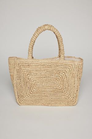 TINA STRAW TOTE BAG Chic Straw Basket Bag With Rolled Handles, Chic Basket Straw Bag With Rolled Handles, Neutral Straw Bags With Braided Handles, Neutral Straw Bag With Braided Handles For Shopping, Elegant Natural Straw Bag For Shopping, Elegant Basket Straw Bag With Rolled Handles, Natural Fiber Straw Bag With Rolled Handles For Shopping, Chic Neutral Beach Bag, Elegant Natural Straw Shopping Bag