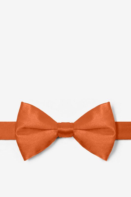 Burnt Orange Pre-Tied Bow Tie Formal Orange Bow Tie, Orange Bow Tie, Bow Tie Knot, Wedding Boards, Orange Dream, Orange Bows, Wedding Budget, Orange Tie, Pre Tied Bow Tie