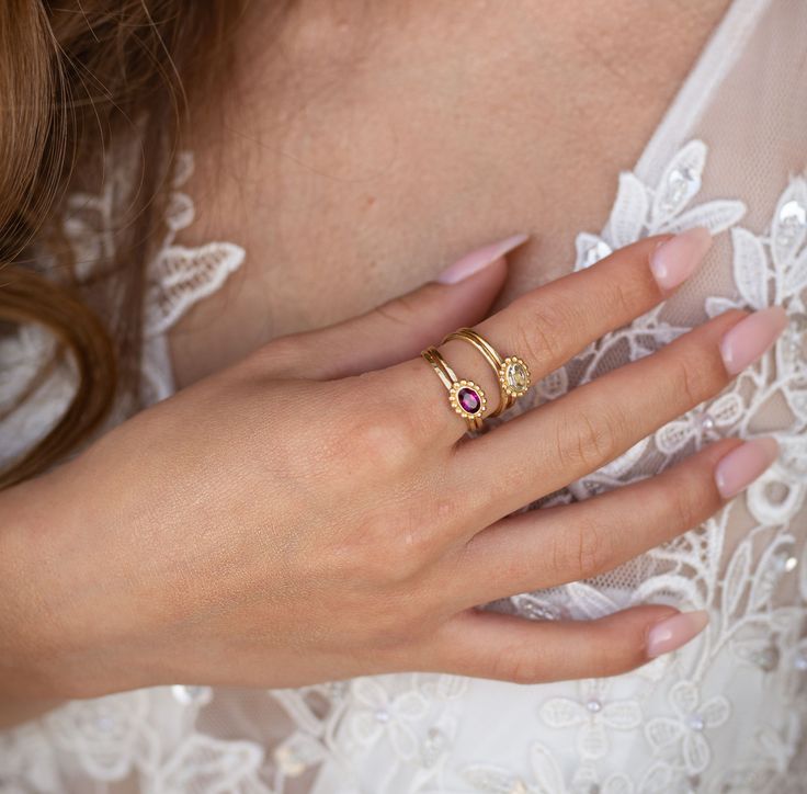 "This listing is for one 14K solid gold flower wedding/ engagement ring. This beautiful ring is made from 14K SOLID GOLD. It is NOT gold filled or gold plated. Engagement ring .Aquamarine ring.Fine gold 14k ring Mother's Day,Bridesmaid,Silver, Rose gold .Aquamarine ring delicate Bridesmaid gift, Bridal ring, mothers day gift, wedding jewelry ,Layearing Engagement ring ring: \" Engagement ring.Aquamarine ring\" ♥ Shown at 8 size One ring with stone. By choice And a second ring - smooth ♥ Dimensio Delicate Gold Flower Ring For Wedding, Rose Gold Sapphire Ring For Wedding, Elegant Gold Sapphire Ring For Wedding, Elegant Yellow Gold Sapphire Ring For Wedding, Elegant Gold Sapphire Wedding Ring, Dainty Sapphire Ring With Rose Cut Diamonds For Wedding, Delicate Flower Ring With Rose Cut Diamonds For Wedding, Elegant Yellow Gold Flower Ring For Wedding, Open Initial Stackable Ring For Wedding