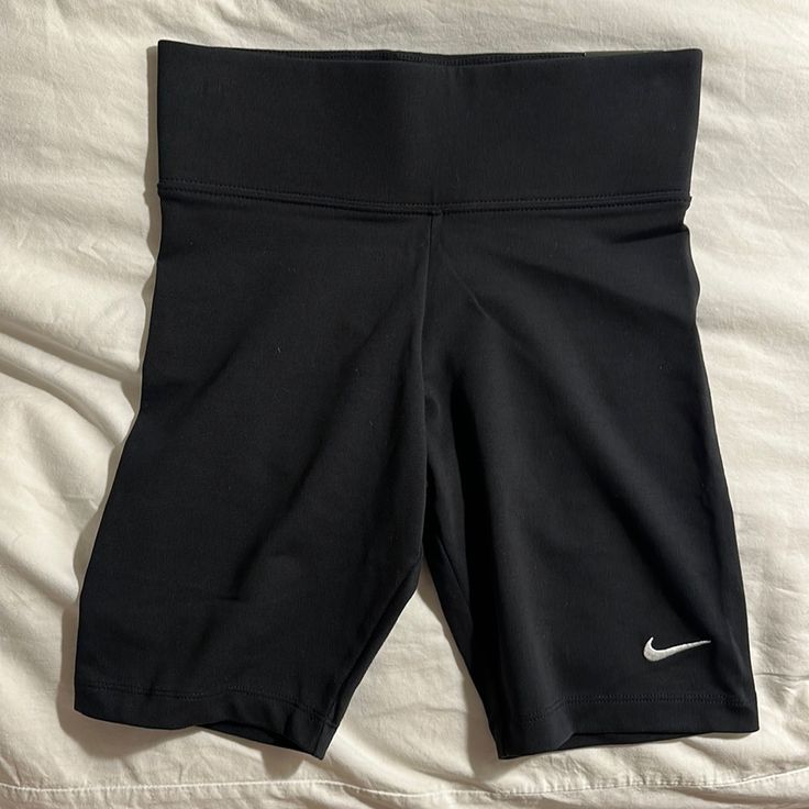 Brand New Black Nike Biker Shorts. Never Worn, Just Wrong Size For Me And Didn’t Return It In Time. Really Nice, Thick Quality. Size Small. Nike Bottoms With Built-in Shorts And Short Inseam, Nike Shorts With Built-in Shorts, Nike High-waisted Workout Shorts, Black High Waist Biker Shorts Sportswear, Nike Solid Color Biker Shorts For Sports, Nike Biker Shorts Mid-thigh For Athleisure, Nike Mid-thigh Biker Shorts Athleisure, Nike Athleisure Biker Shorts Mid-thigh Length, Nike Athleisure Biker Shorts Mid-thigh