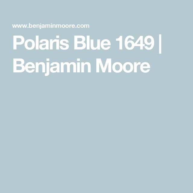 polaris blue 1089 / benjamin moore - color swatches and tips