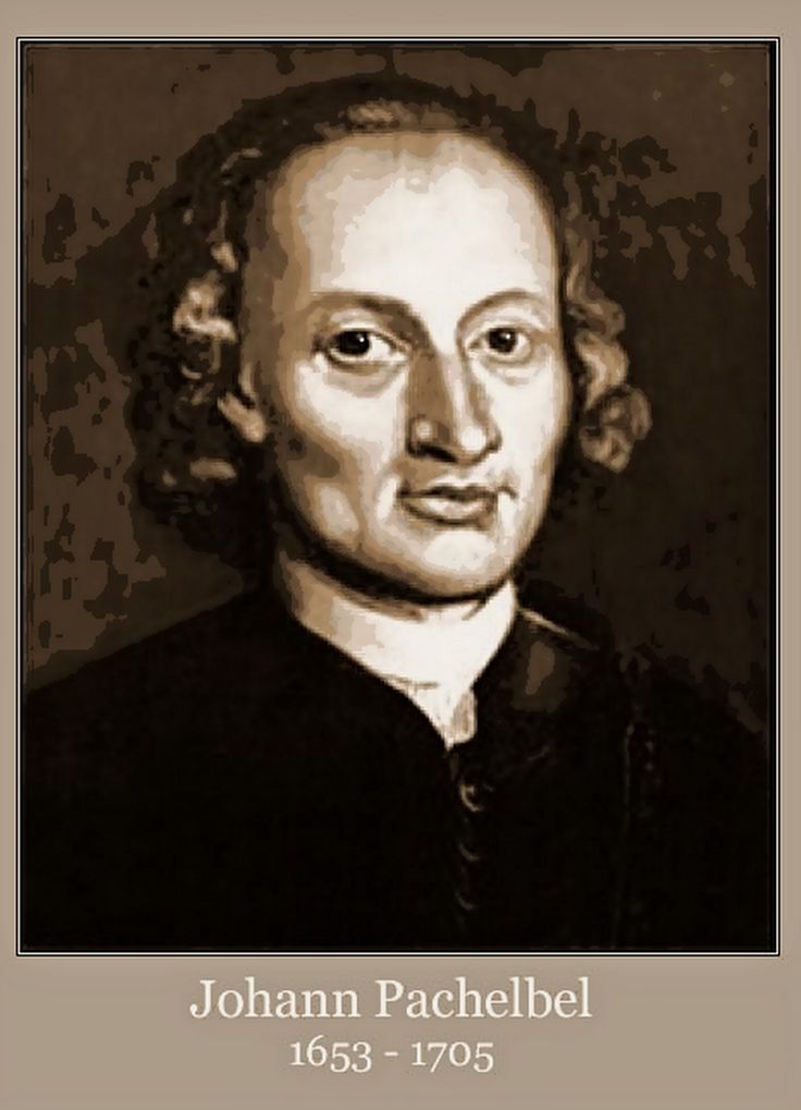 the portrait of john pachele is shown in black and white