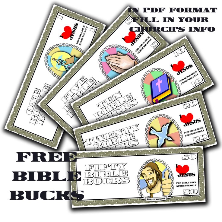 five free bible printables for kids to use on their own school projects and crafts