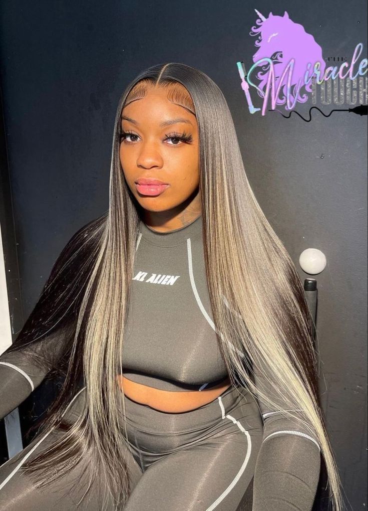 Frontal Wig Hairstyles, Sew In Hairstyles, Birthday Hairstyles, Frontal Hairstyles, Dope Hairstyles, Colored Wigs, Hair Ponytail Styles, Front Lace Wigs Human Hair, Baddie Hairstyles