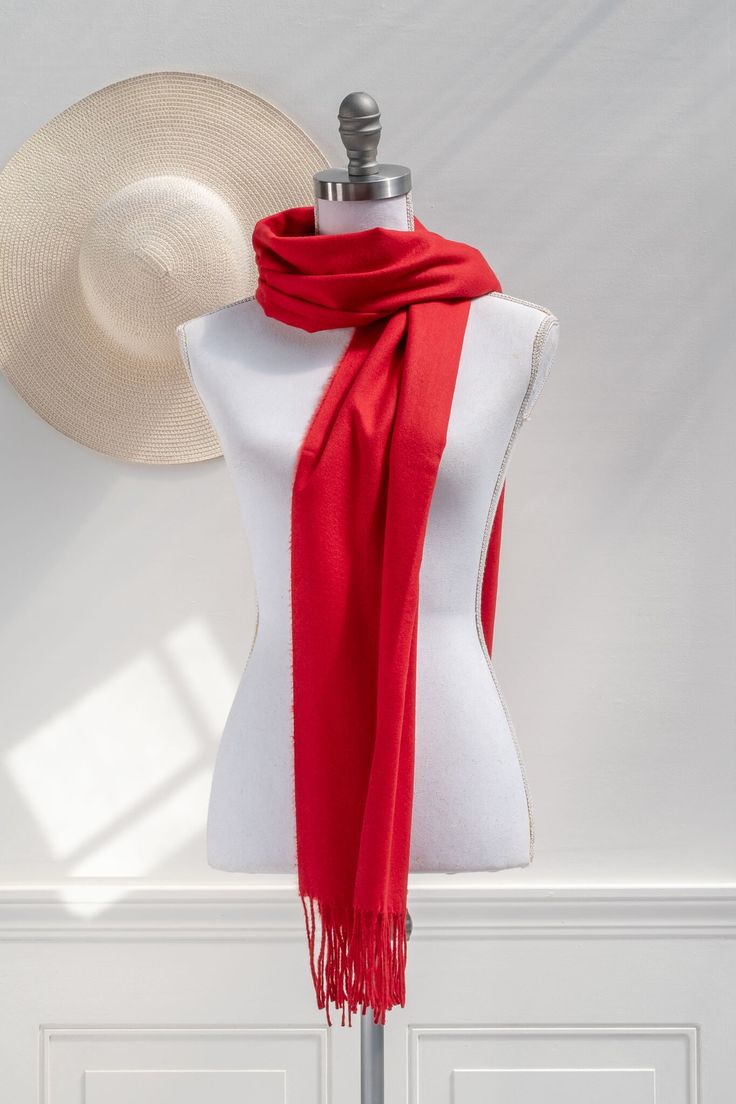 A must-have addition to your cold weather wardrobe, this simple-yet-chic scarf in a classic red will keep you cozy and stylish all season long. Please Note- This item is final sale only. . Details: 27" Wide x 71" Long 100% Polyester Imported Elegant Red Scarf For Fall, Elegant Red Scarves For Winter, Elegant Red Scarf For Winter, Elegant Red Winter Scarf, Classic Red Scarves For Winter, Casual Red Winter Scarf, Red Scarves For Winter Cold Weather, Red Winter Scarves For Cold Weather, Casual Red Scarf For Cold Weather