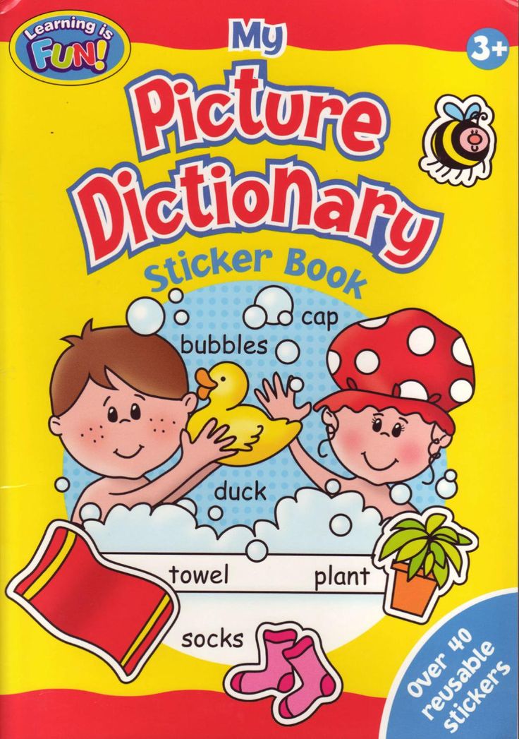 the children's picture dictionary sticker book