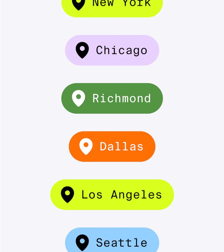 the new york subway map is shown in different colors and font styles, including red, yellow, green, blue, and orange