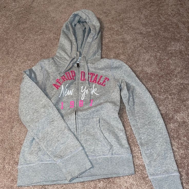 Never Worn Nice Sweatshirt Aeropostale Sweater, Grey Jacket, Fun Sweatshirts, Pink Jacket, Grey Hoodie, Gray Jacket, Coats Jackets Women, Aeropostale, Women's Jacket